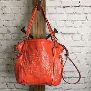 Orange Coach Purse